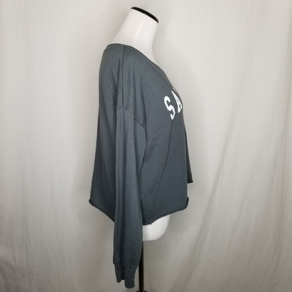 Grayson Threads Saturday Weekend Lounge Pajama TOP - Picture 4 of 6